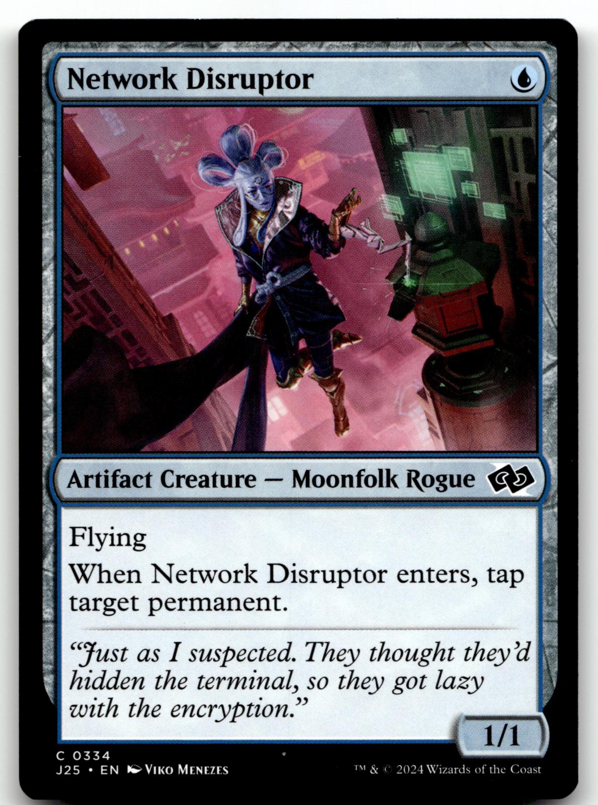 Network Disruptor 334 Common Foundations Jumpstart Magic: The Gathering NM