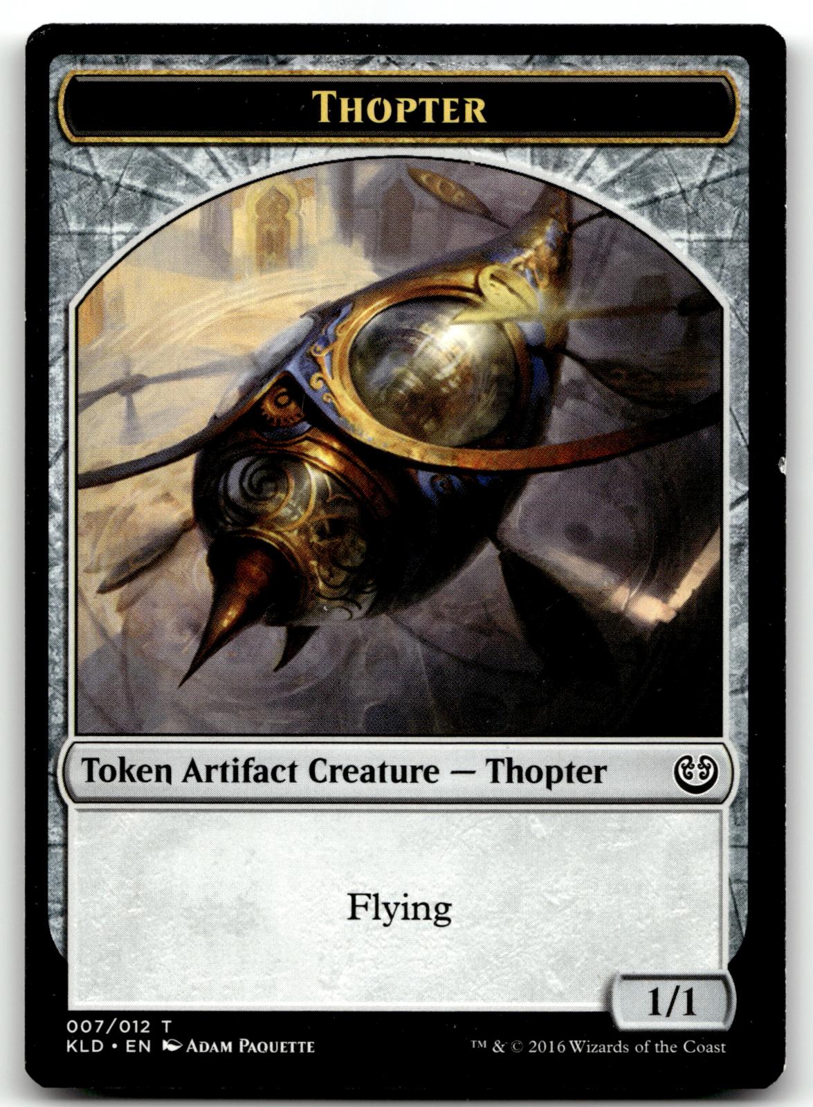 Thopter Token (007) 7 Token Kaladesh Magic: The Gathering Near Mint