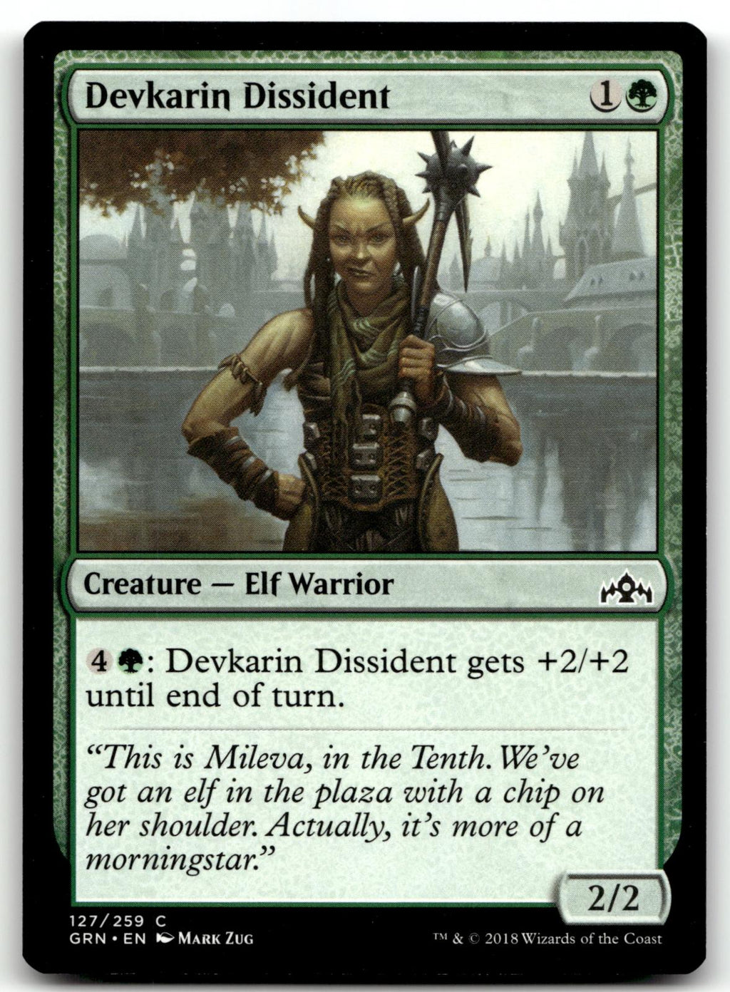 Devkarin Dissident 127 Common Guilds of Ravnica Magic: The Gathering Near Mint
