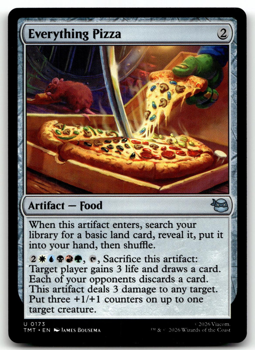 Everything Pizza 0173 Teenage Mutant Ninja Turtles Magic: The Gathering NM