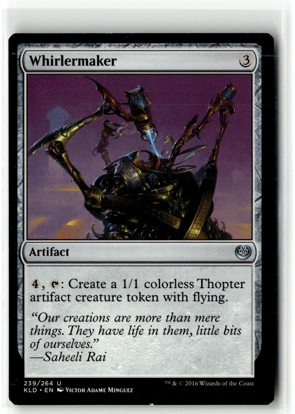 Whirlermaker 239 Uncommon Kaladesh Magic: The Gathering Near Mint