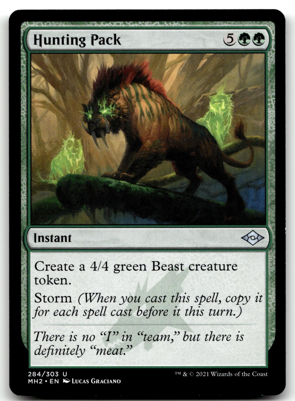 Hunting Pack 284 Uncommon Modern Horizons 2 Magic: The Gathering Near Mint