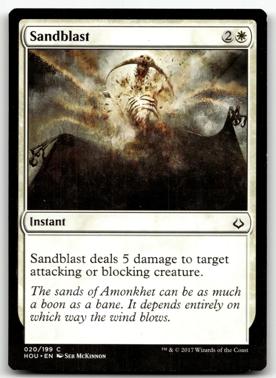 Sandblast 20 Common Hour of Devastation Magic: The Gathering Near Mint