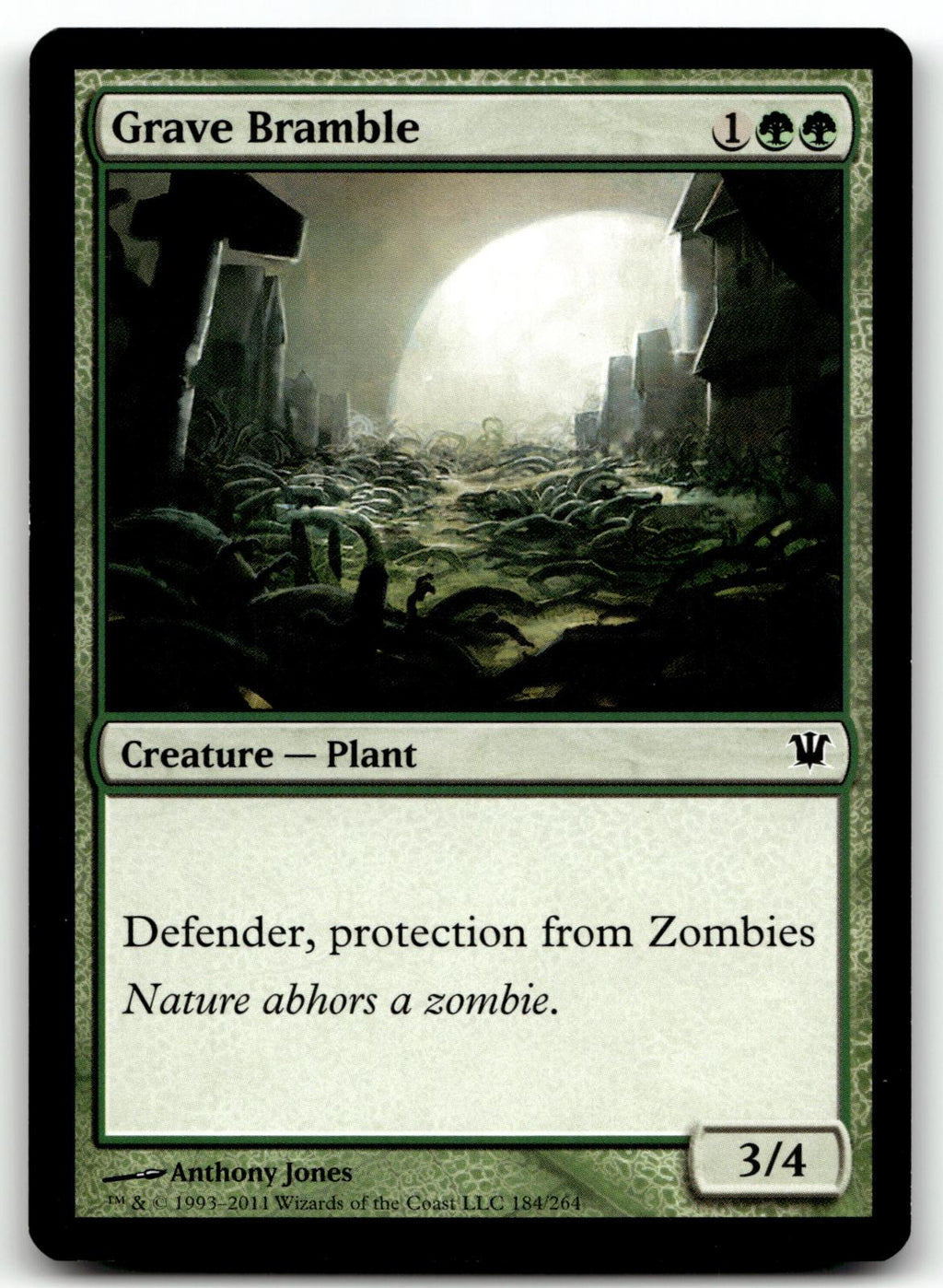 Grave Bramble 184 Common Innistrad Magic: The Gathering Near Mint