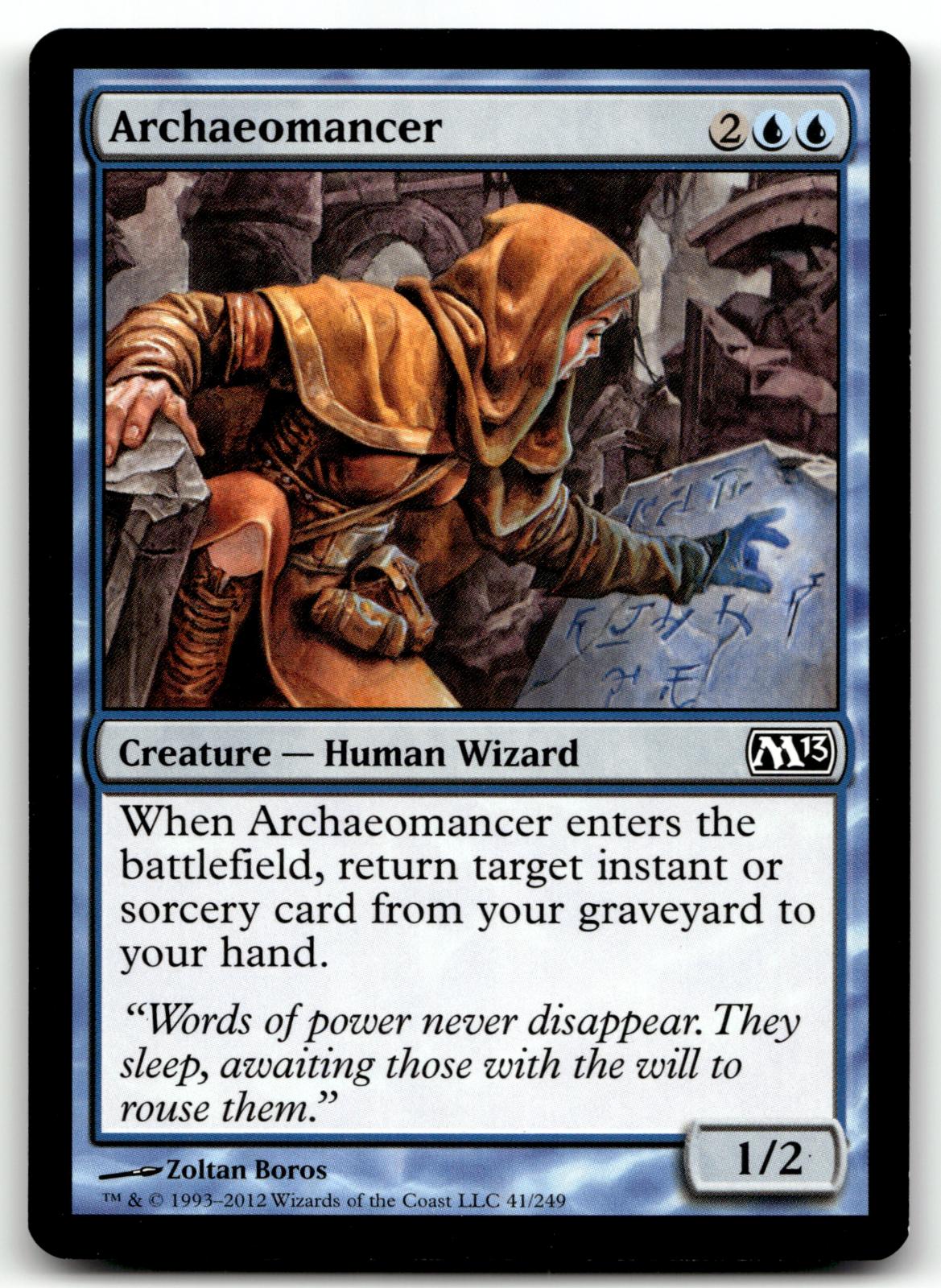 Archaeomancer 41 Common Magic 2013 (M13) Magic: The Gathering Near Mint
