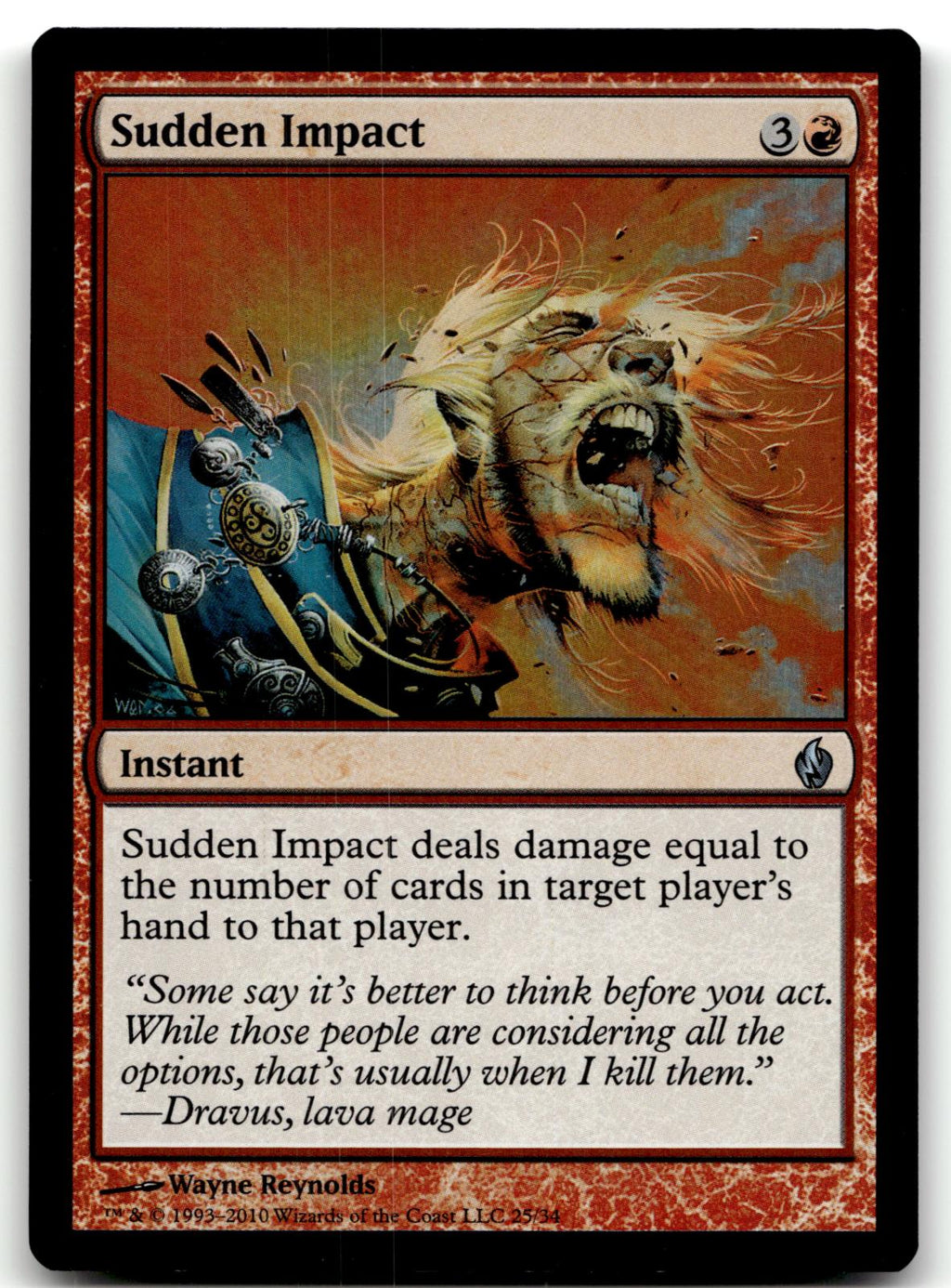 Sudden Impact 25 Premium Deck Series: Fire and Lightning Magic: The Gathering Foil NM