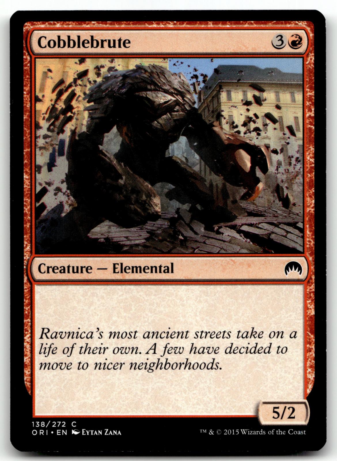 Cobblebrute 138 Common Magic Origins Magic: The Gathering Near Mint