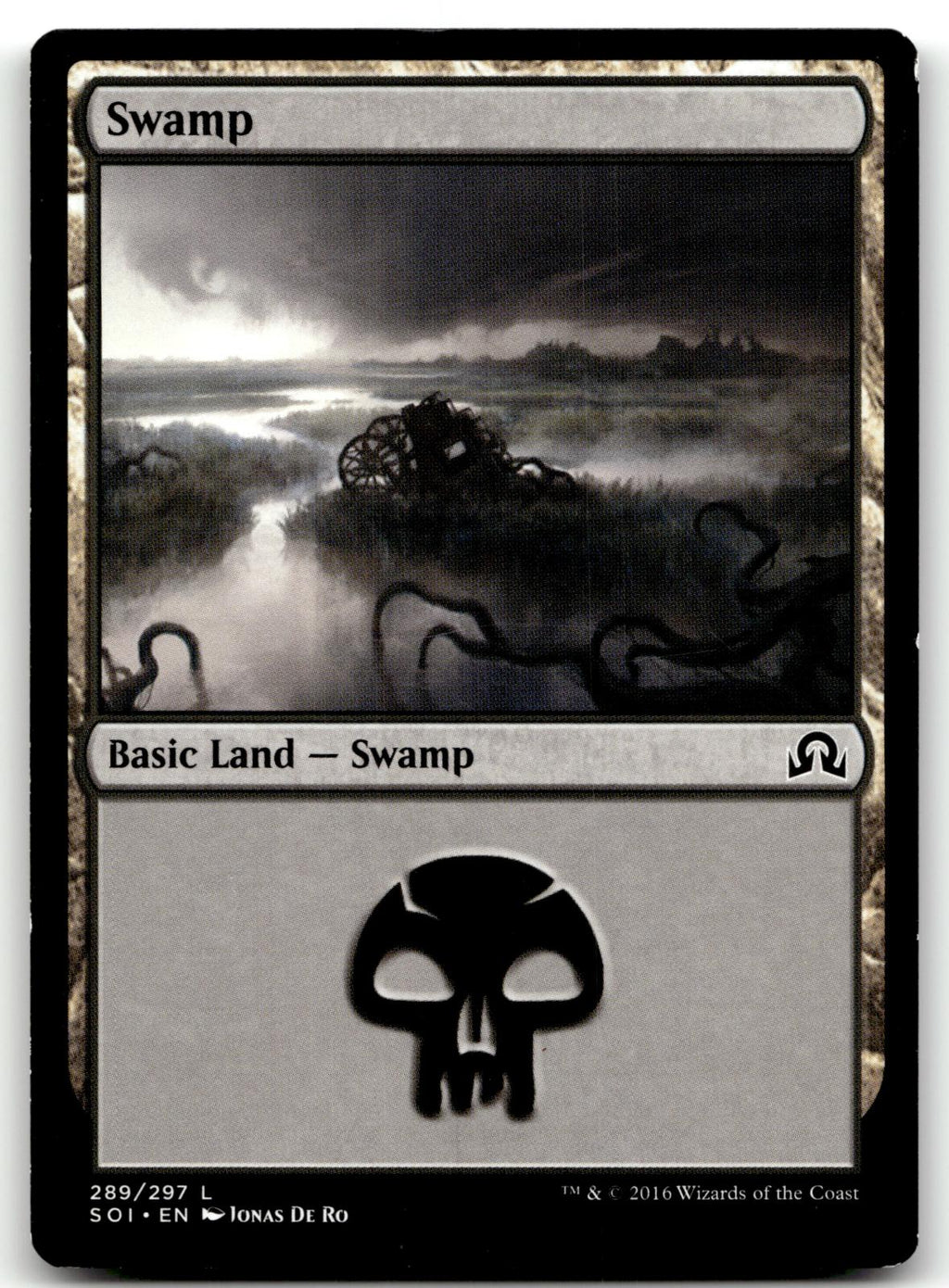 Swamp (289) 289 Land Shadows over Innistrad Magic: The Gathering Near Mint