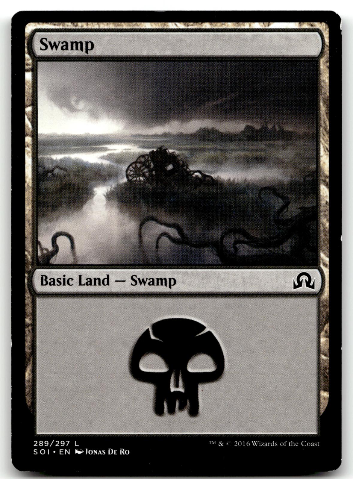 Swamp (289) 289 Land Shadows over Innistrad Magic: The Gathering Near Mint