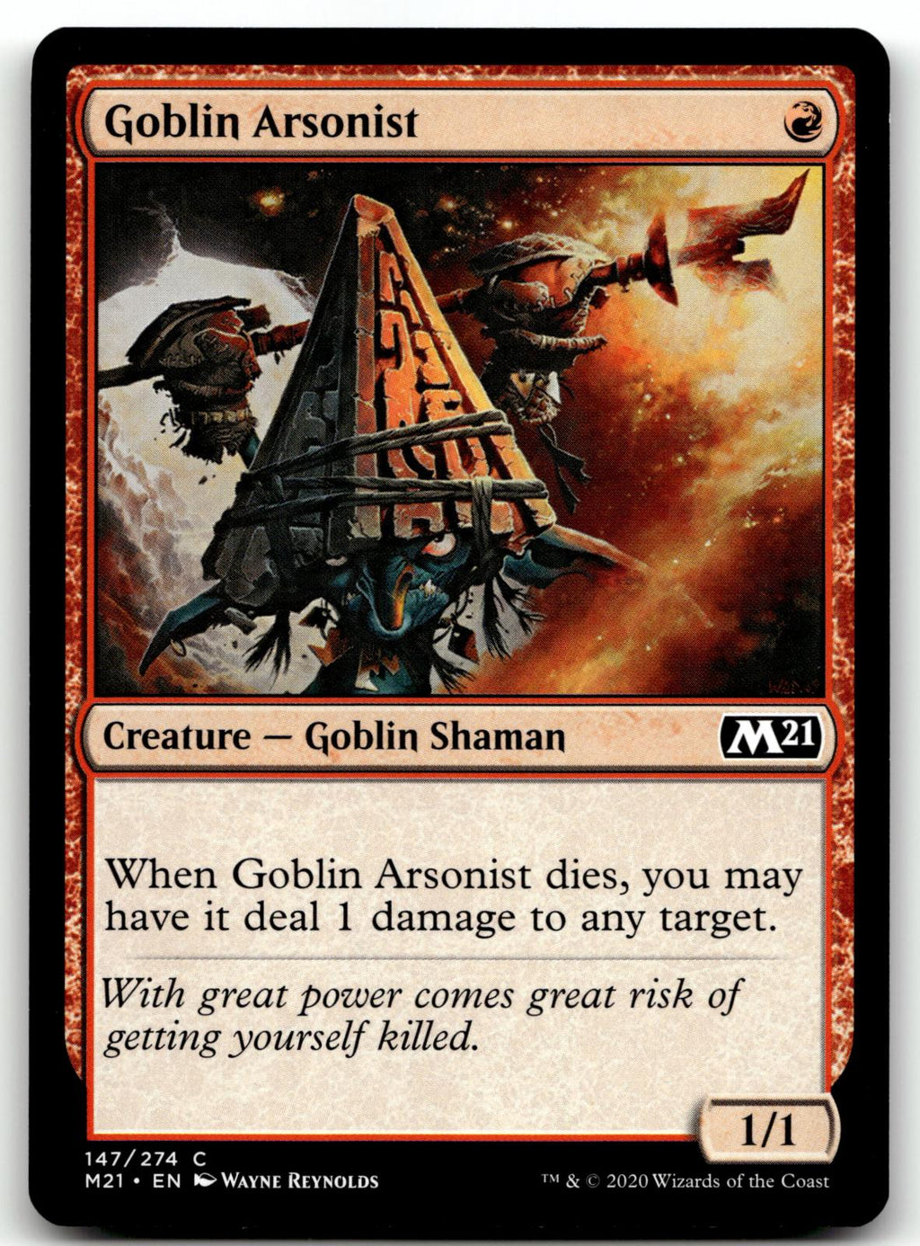 Goblin Arsonist 147 Common Core Set 2021 Magic: The Gathering Near Mint