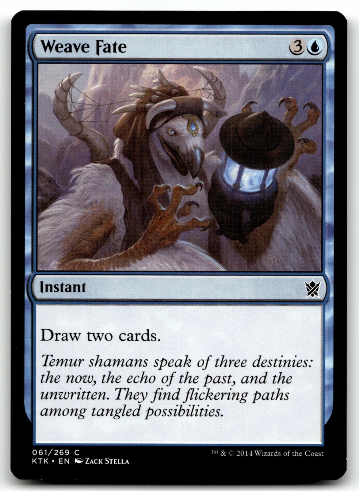 Weave Fate 61 Common Khans of Tarkir Magic: The Gathering Near Mint