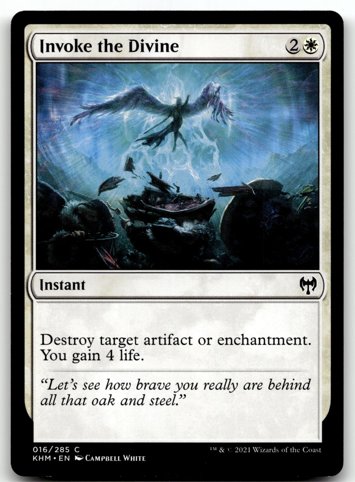 Invoke the Divine 16 Common Kaldheim Magic: The Gathering Near Mint