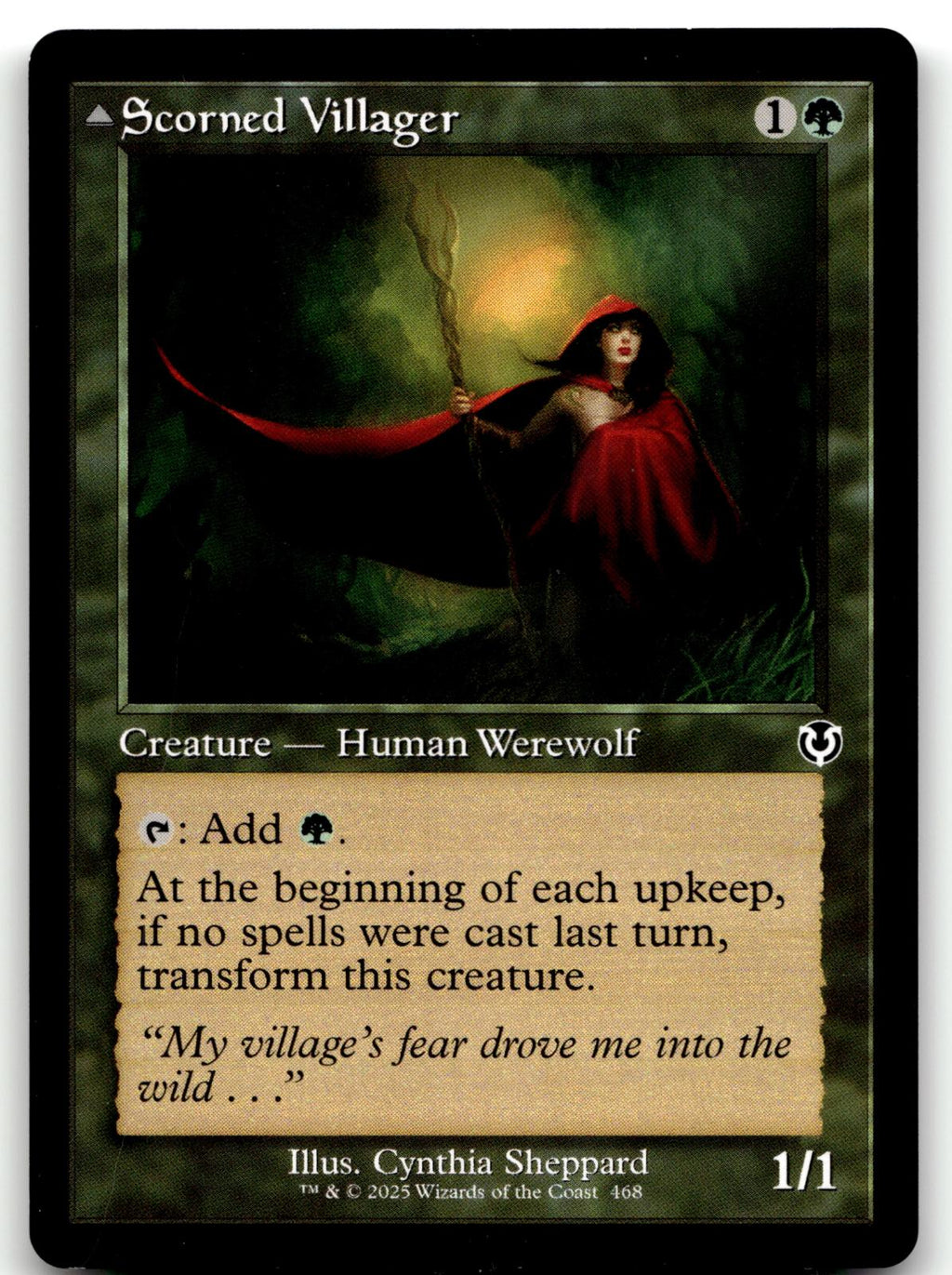Scorned Villager (Retro Frame) 468 Innistrad Remastered Magic: The Gathering NM