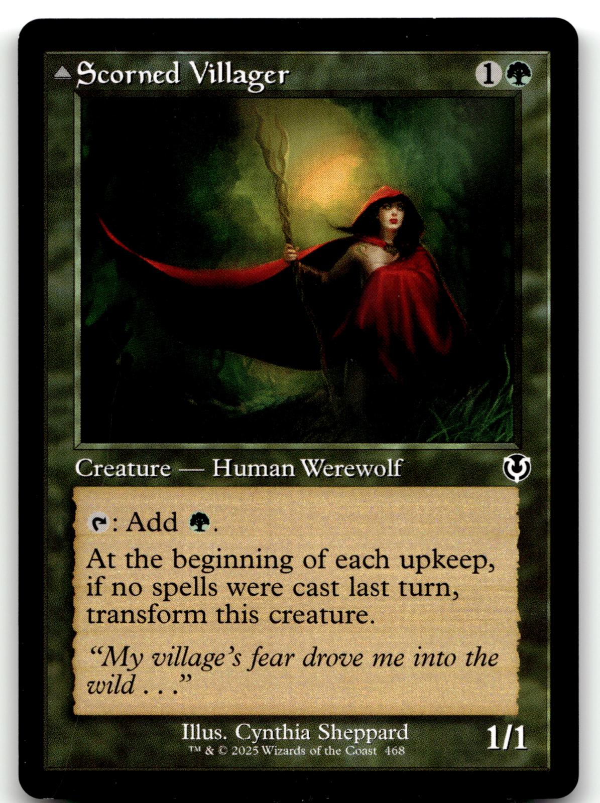 Scorned Villager (Retro Frame) 468 Innistrad Remastered Magic: The Gathering NM