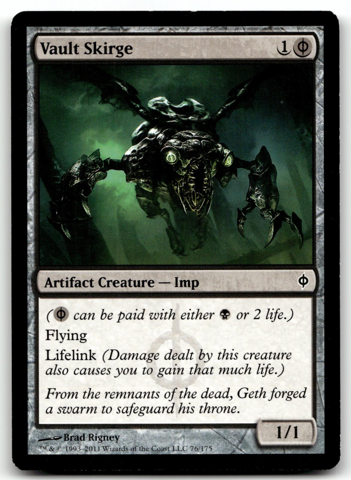 Vault Skirge 76 Common New Phyrexia Magic: The Gathering Near Mint