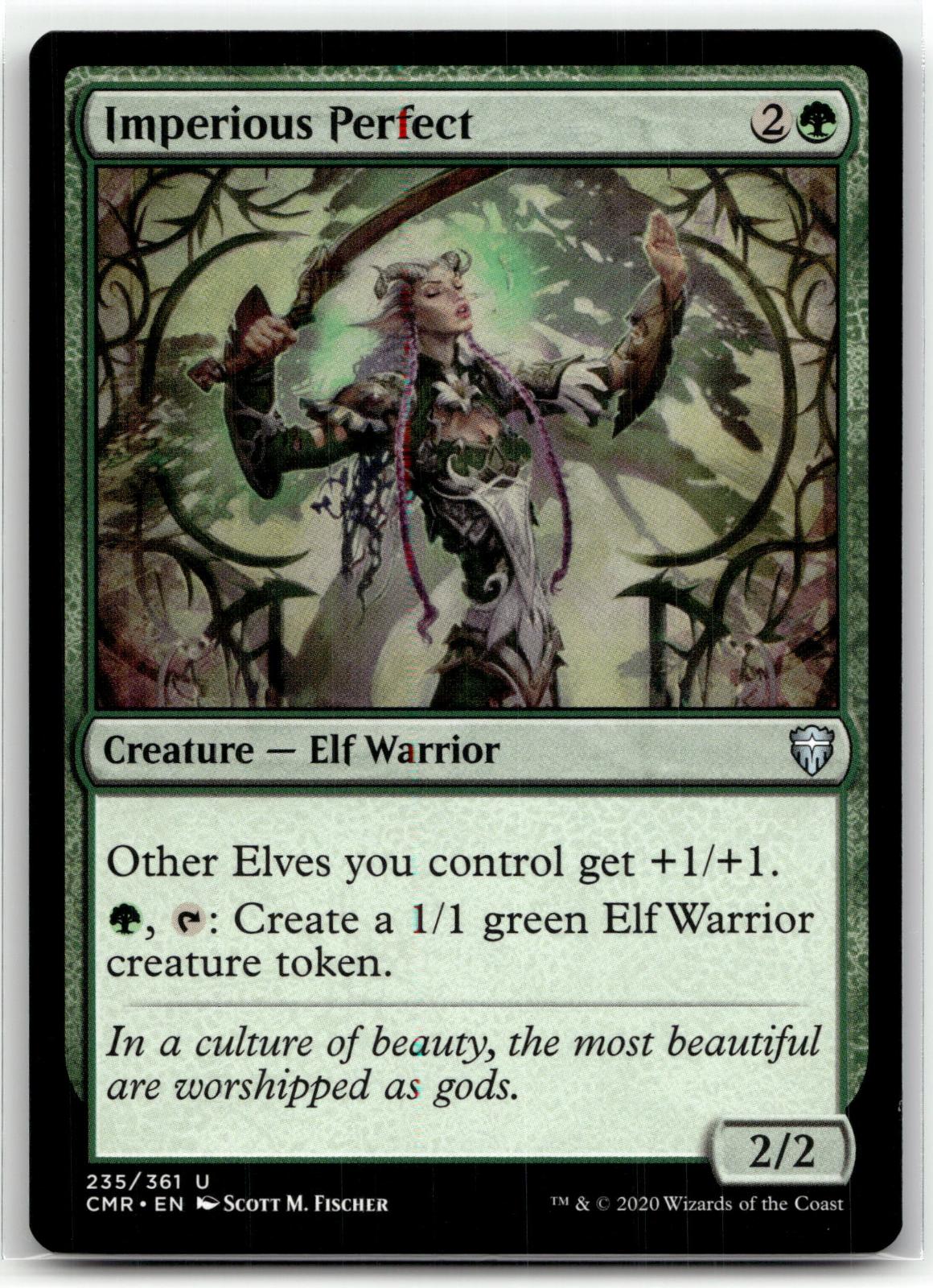 Imperious Perfect 235 Uncommon Commander Legends Magic: The Gathering Near Mint
