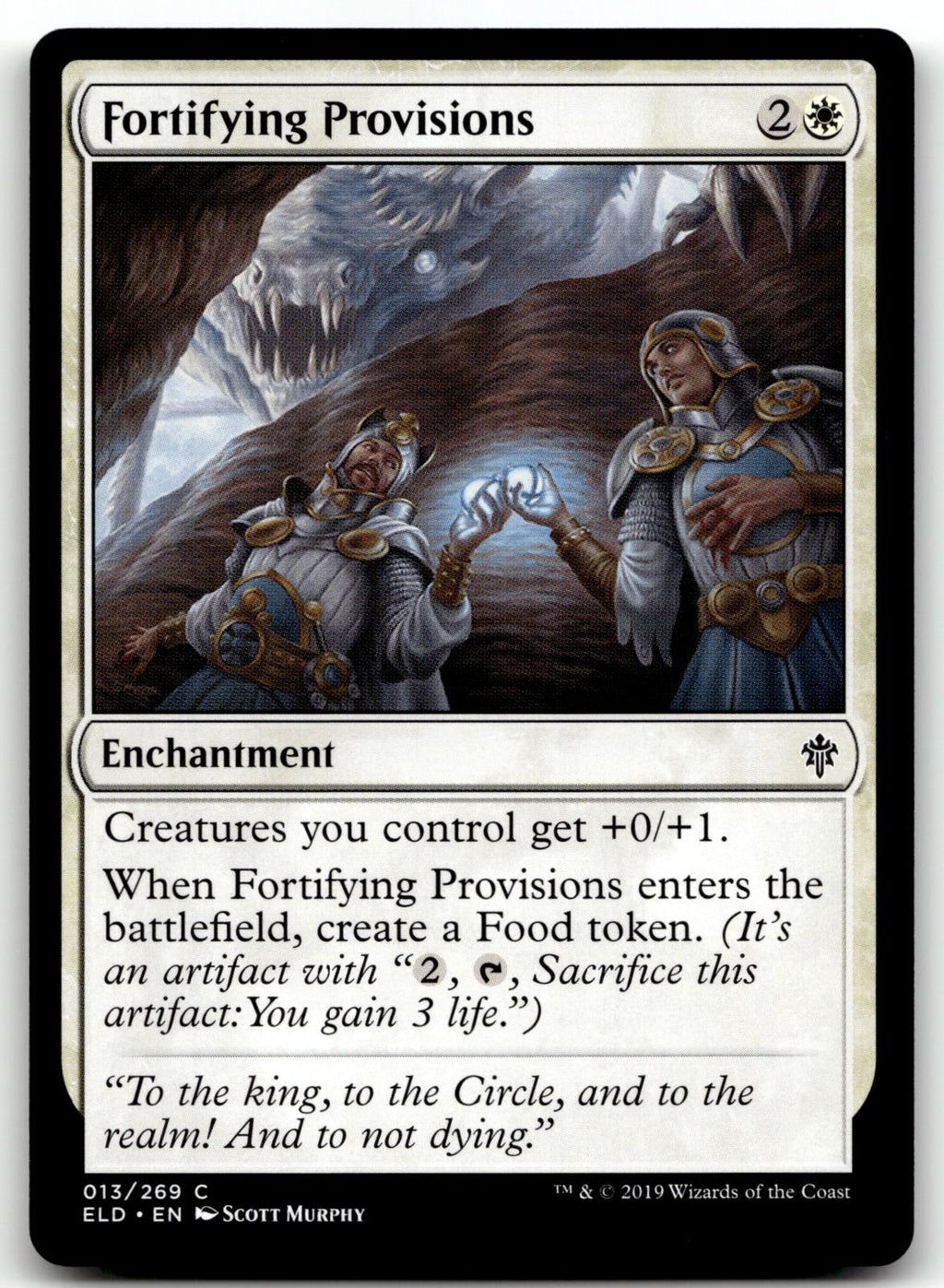 Fortifying Provisions 13 Common Throne of Eldraine Magic: The Gathering NM