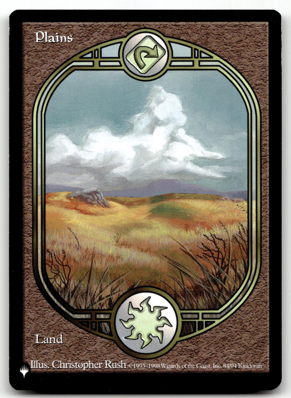 Plains (UGL) 84/94 Land The List Reprints Magic: The Gathering Near Mint
