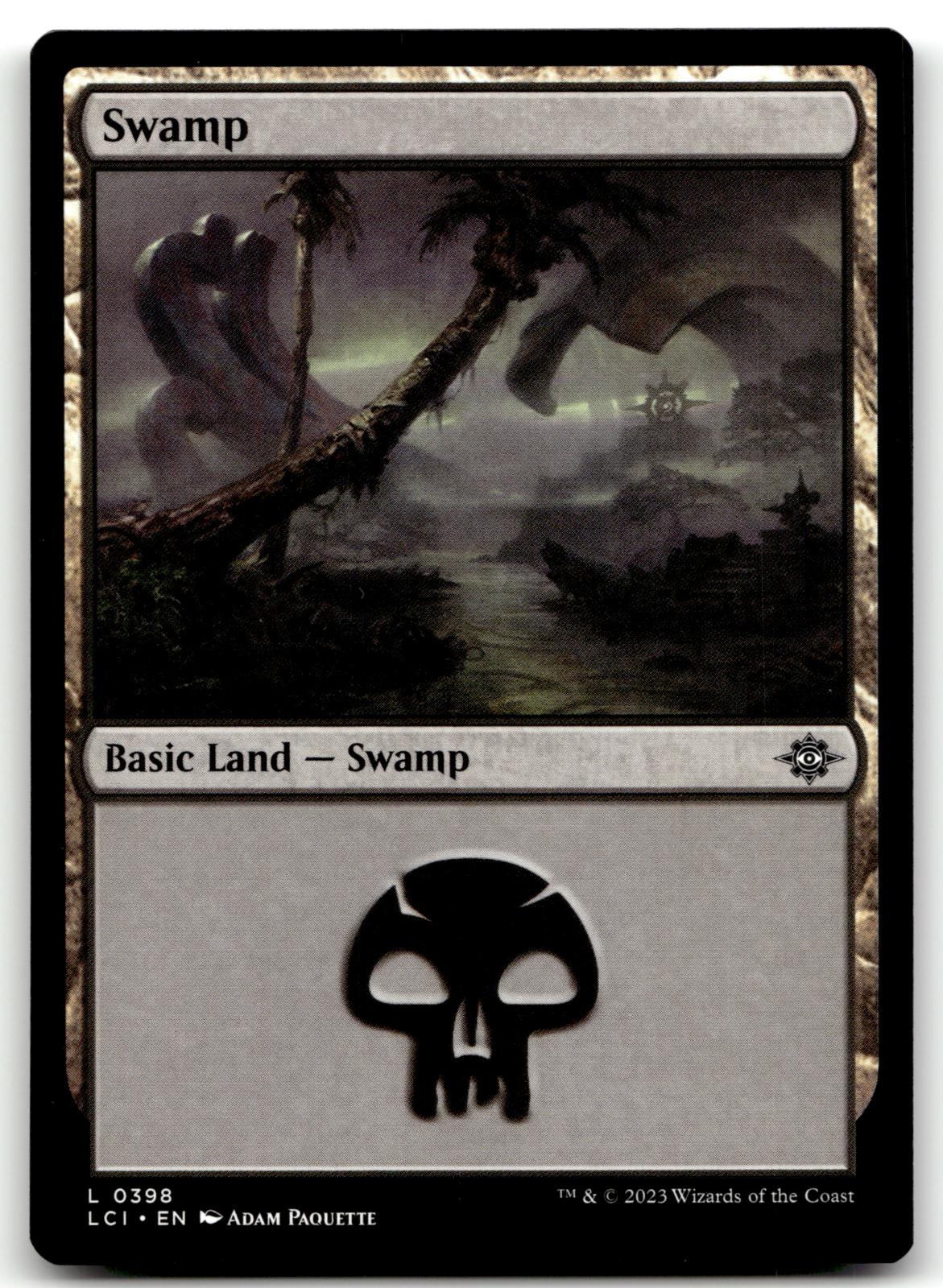 Swamp (0398) 398 Land The Lost Caverns of Ixalan Magic: The Gathering Near Mint