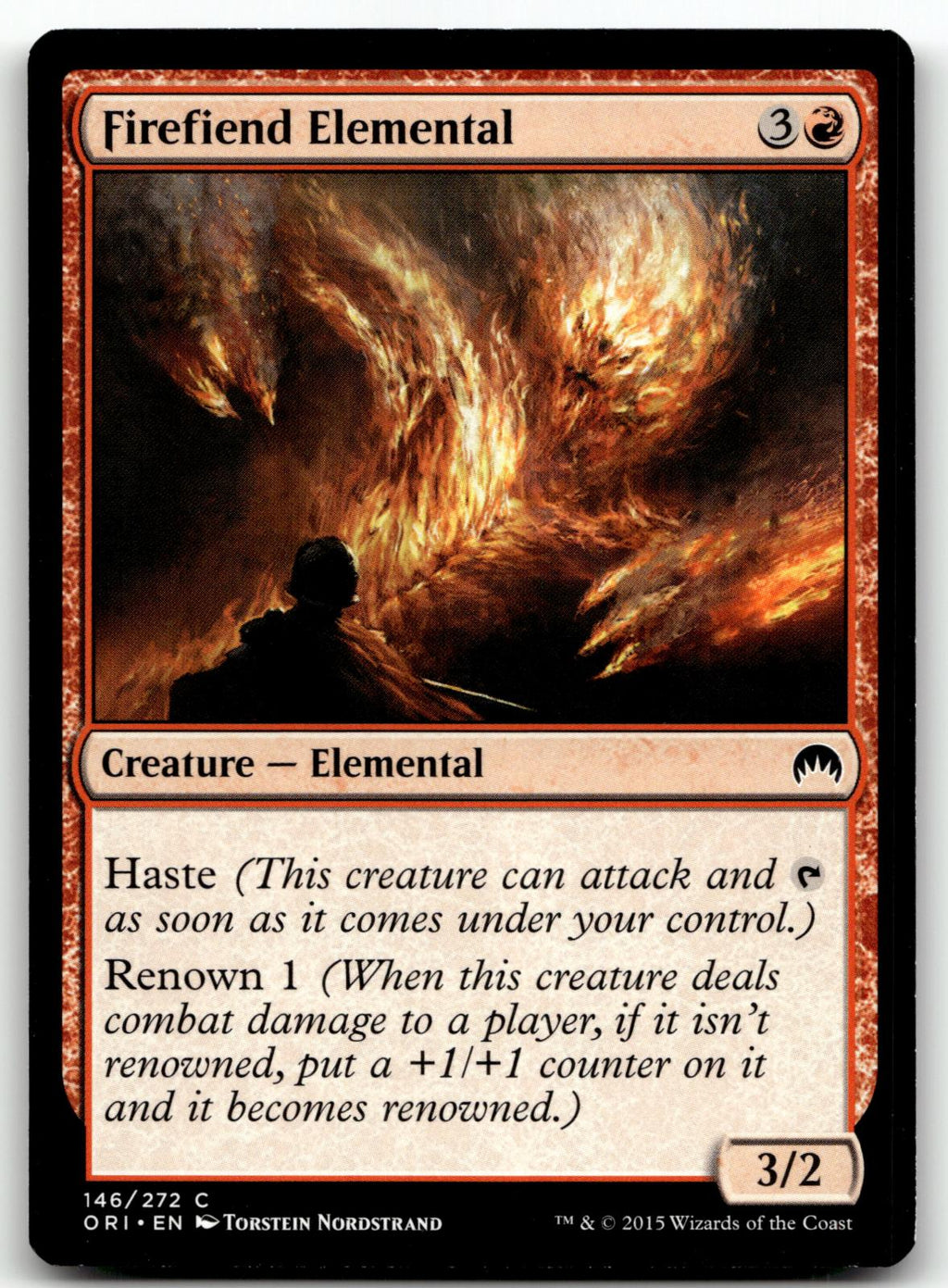 Firefiend Elemental 146 Common Magic Origins Magic: The Gathering Near Mint