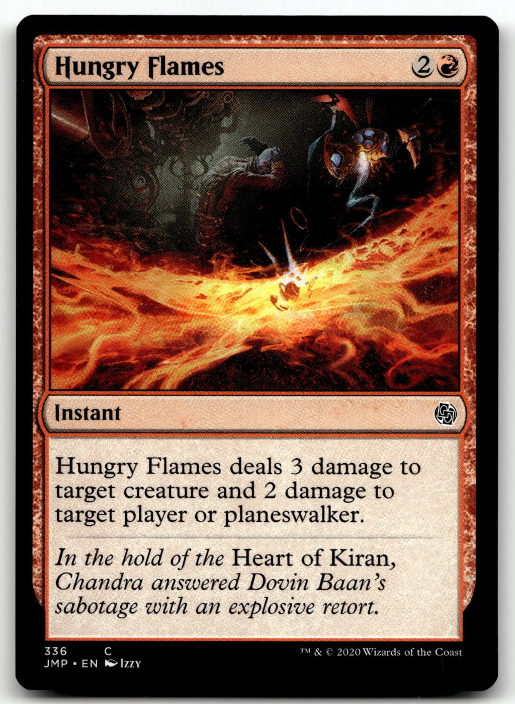 Hungry Flames 336 Common Jumpstart Magic: The Gathering Near Mint