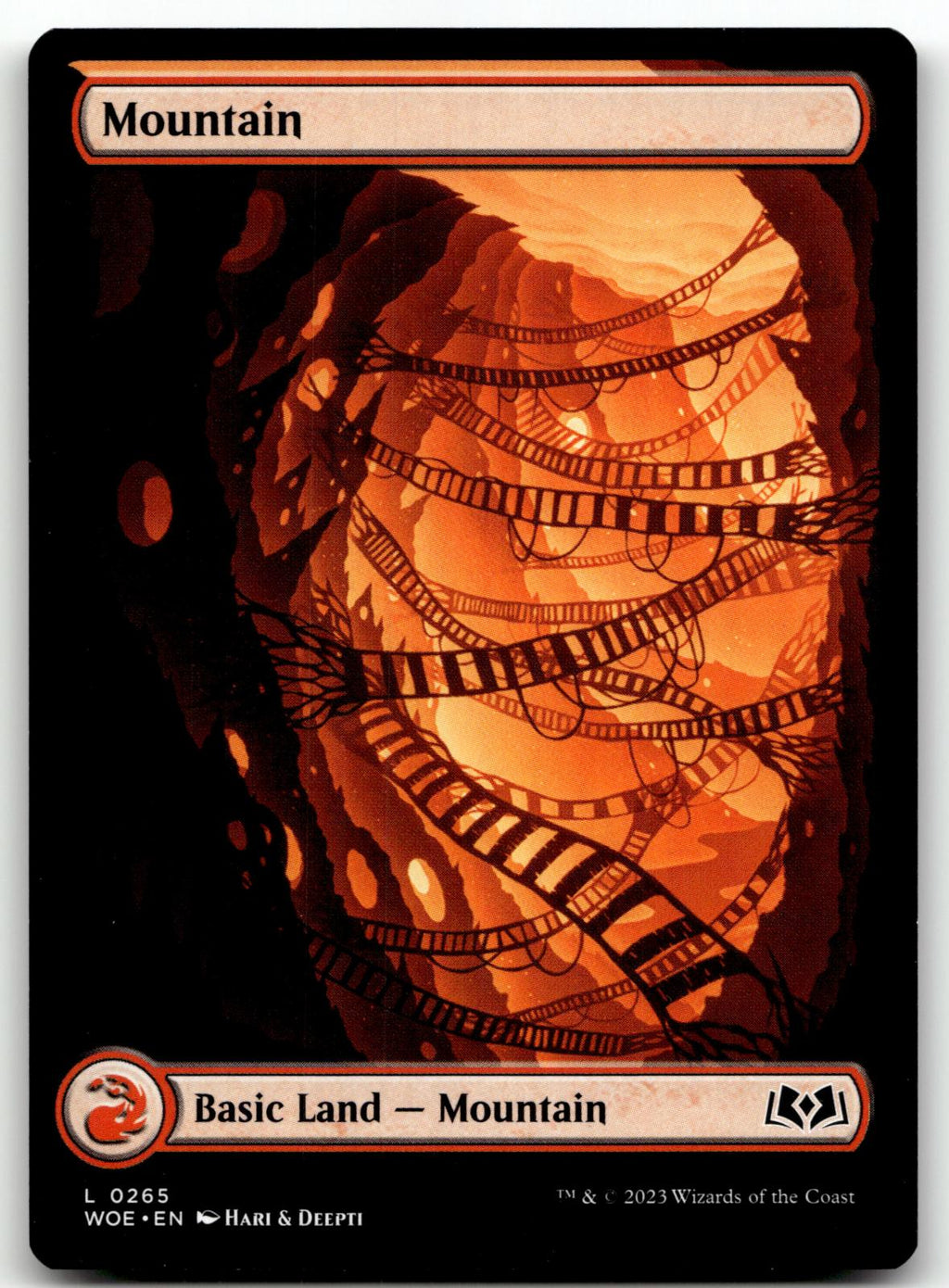 Mountain (0265) 265 Land Wilds of Eldraine Magic: The Gathering Near Mint