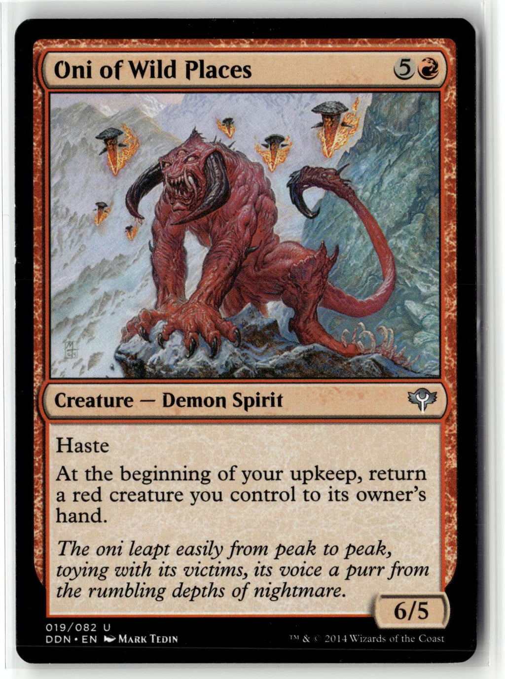 Oni of Wild Places 19 Duel Decks: Speed vs. Cunning Magic: The Gathering NM