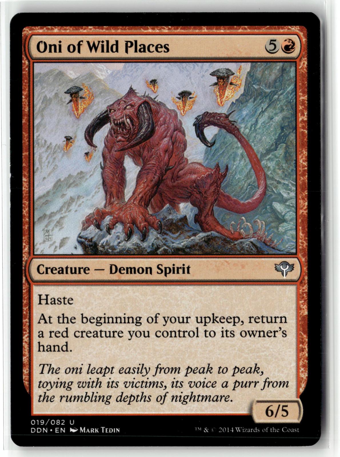 Oni of Wild Places 19 Duel Decks: Speed vs. Cunning Magic: The Gathering NM