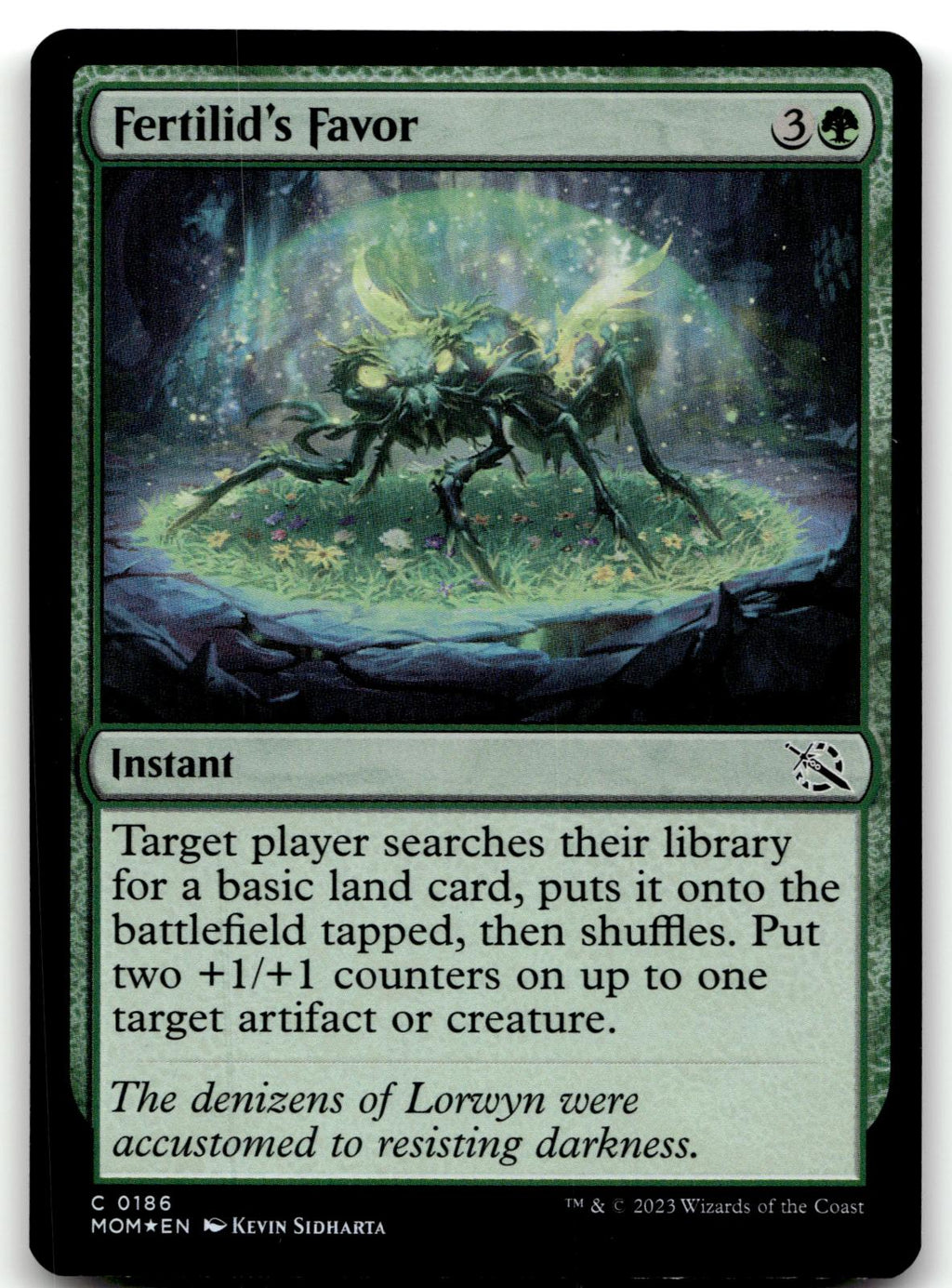 Fertilid's Favor 186 Common March of the Machine Magic: The Gathering Foil NM