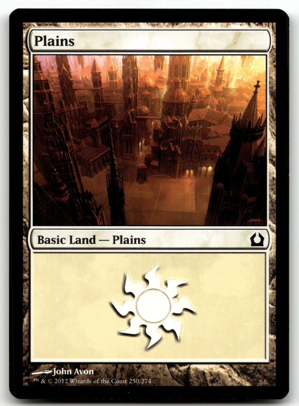 Plains (250) 250 Land Return to Ravnica Magic: The Gathering Near Mint