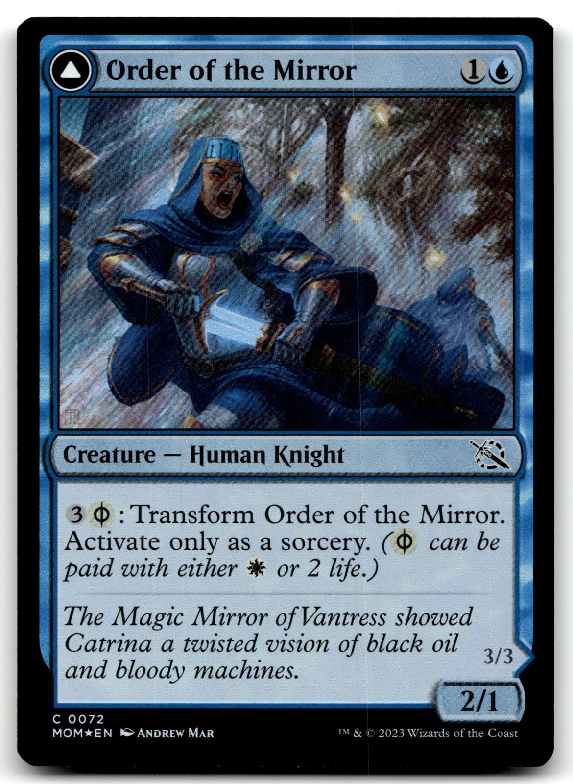 Order of the Mirror 72 Common March of the Machine Magic: The Gathering Foil NM