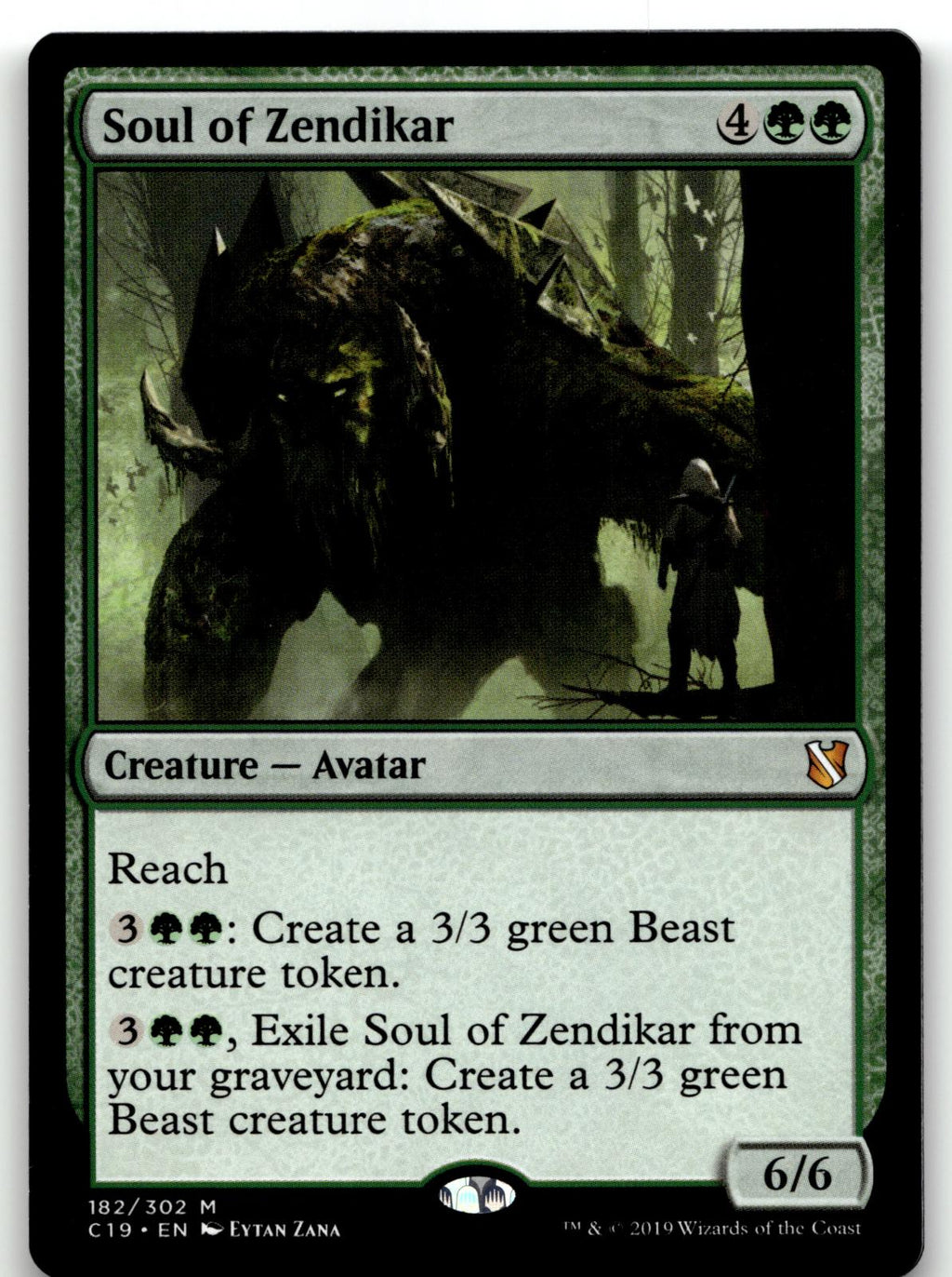 Soul of Zendikar 182 Mythic Commander 2019 Magic: The Gathering Near Mint