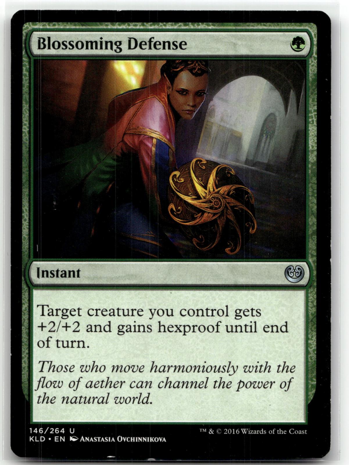 Blossoming Defense 146 Uncommon Kaladesh Magic: The Gathering Near Mint