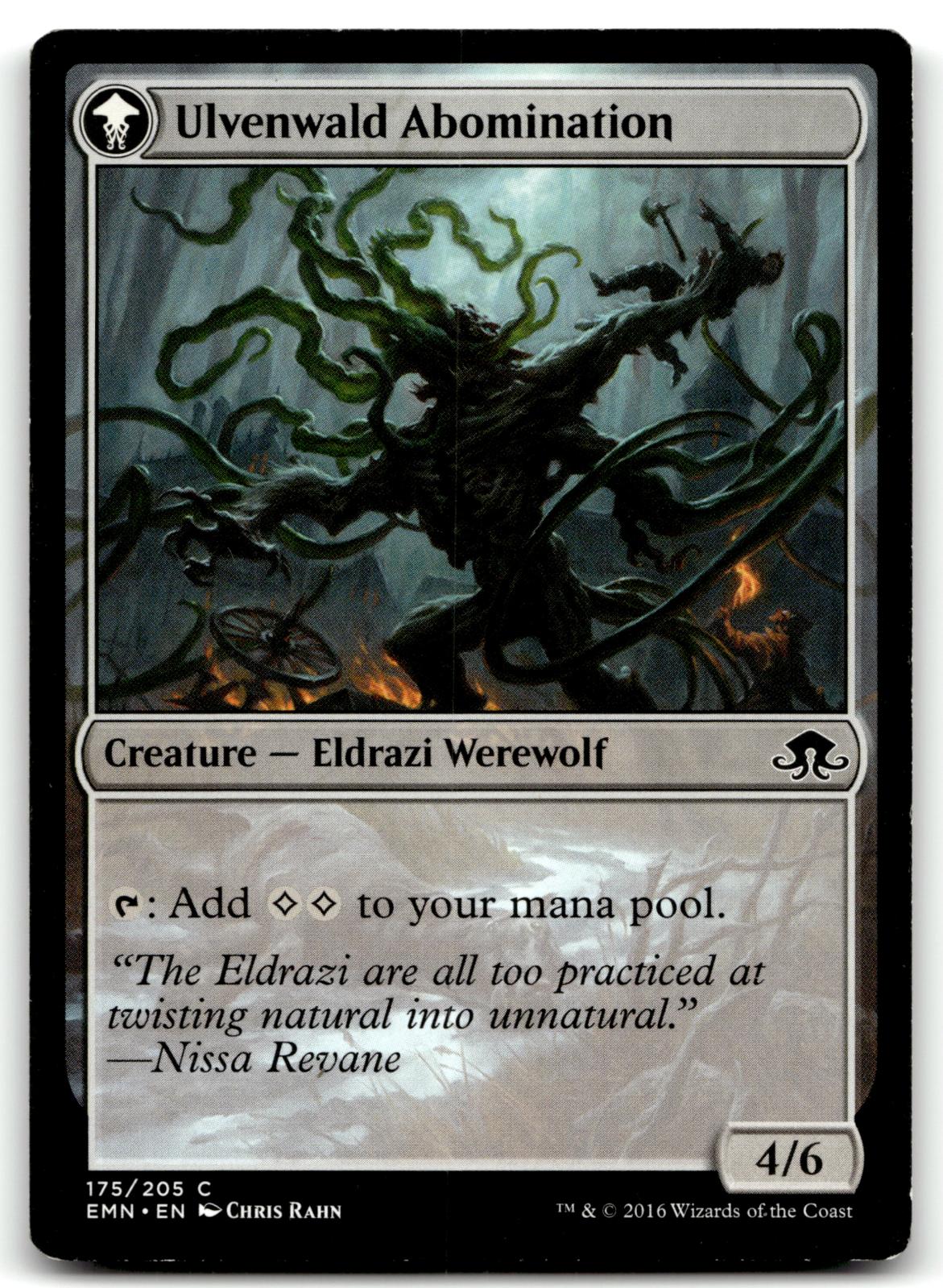 Ulvenwald Captive 175 Common Eldritch Moon Magic: The Gathering Near Mint