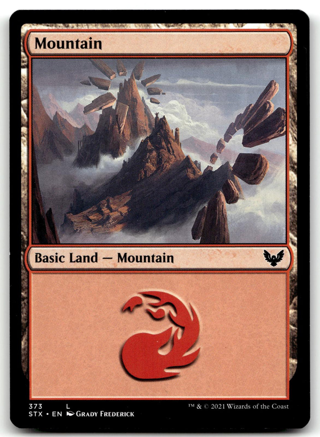 Mountain (373) 373 Land Strixhaven: School of Mages Magic: The Gathering NM