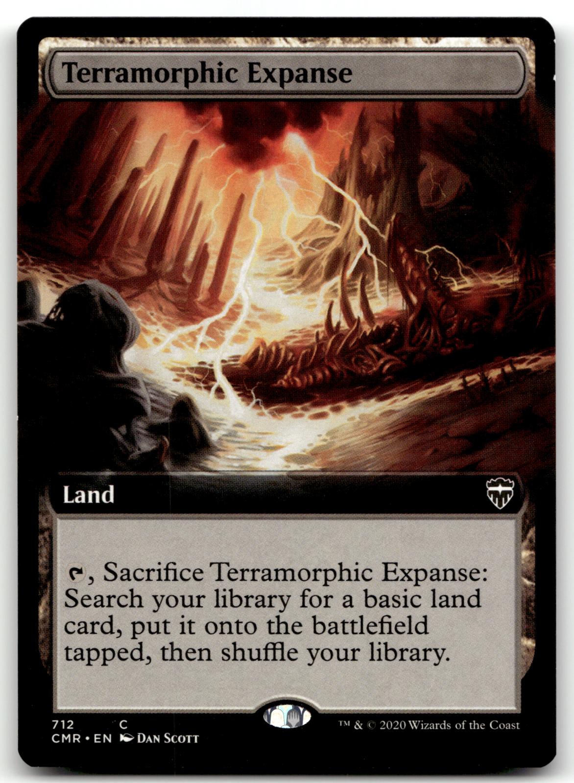 Terramorphic Expanse (Extended Art) 712 Commander Legends Magic: The Gathering NM