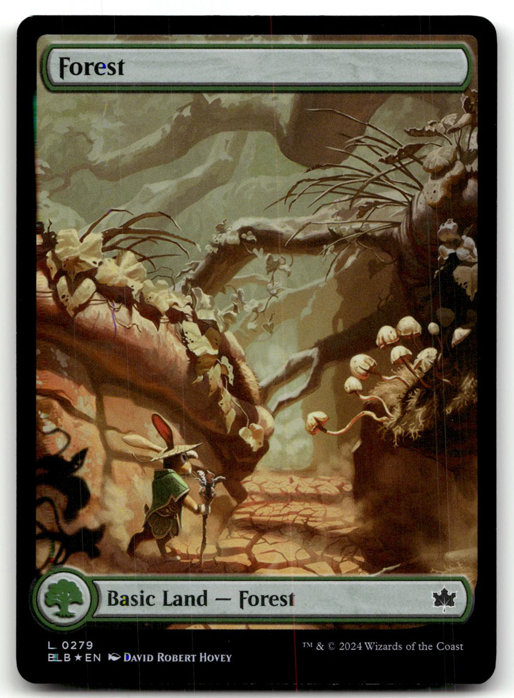 Forest (0279) 279 Land Bloomburrow Magic: The Gathering Foil Near Mint