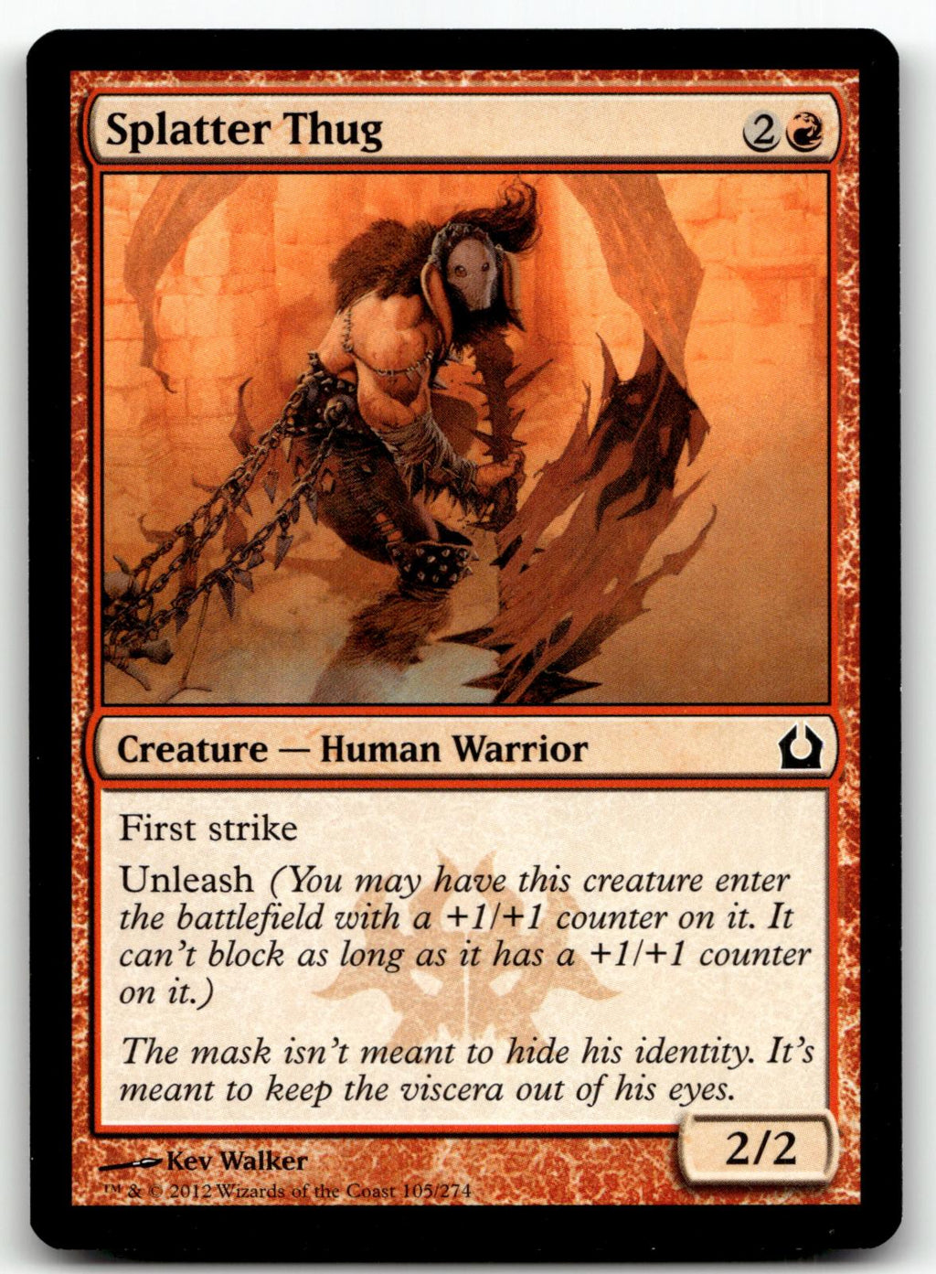 Splatter Thug 105 Common Return to Ravnica Magic: The Gathering Near Mint