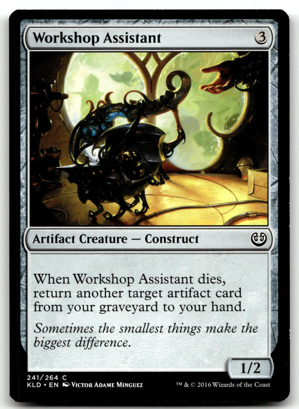 Workshop Assistant 241 Common Kaladesh Magic: The Gathering Near Mint