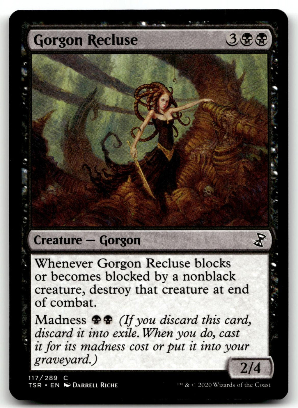 Gorgon Recluse 117 Common Time Spiral: Remastered Magic: The Gathering Near Mint