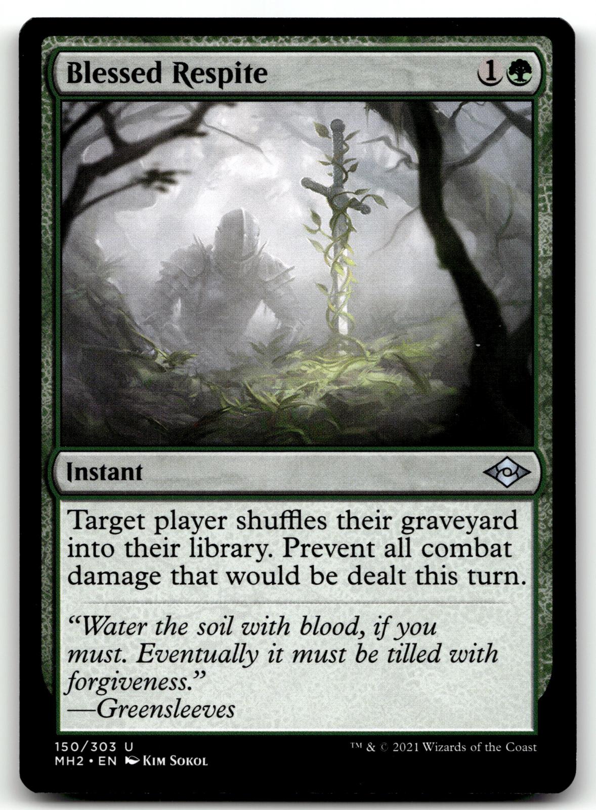Blessed Respite 150 Uncommon Modern Horizons 2 Magic: The Gathering Near Mint