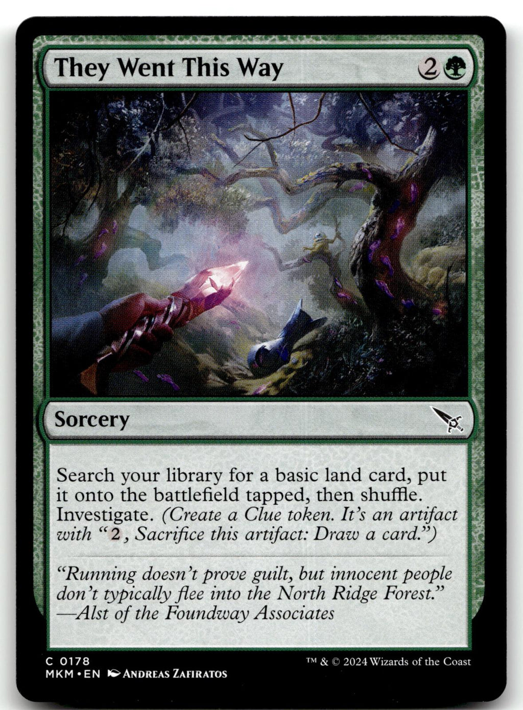 They Went This Way 178 Common Murders at Karlov Manor Magic: The Gathering NM