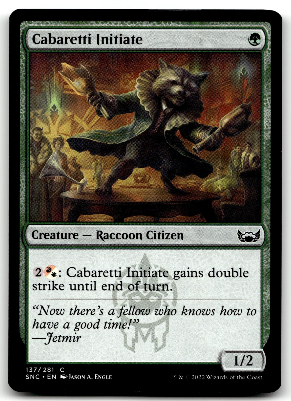 Cabaretti Initiate 137 Common Streets of New Capenna Magic: The Gathering NM