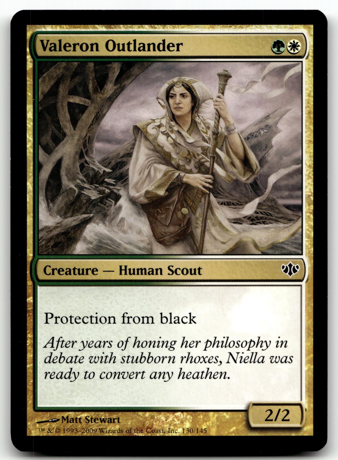Valeron Outlander 130 Common Conflux Magic: The Gathering Near Mint