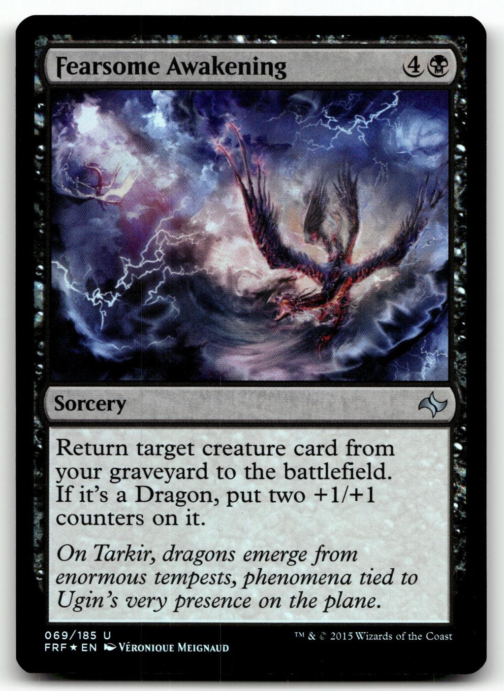Fearsome Awakening 69 Uncommon Fate Reforged Magic: The Gathering Foil Near Mint