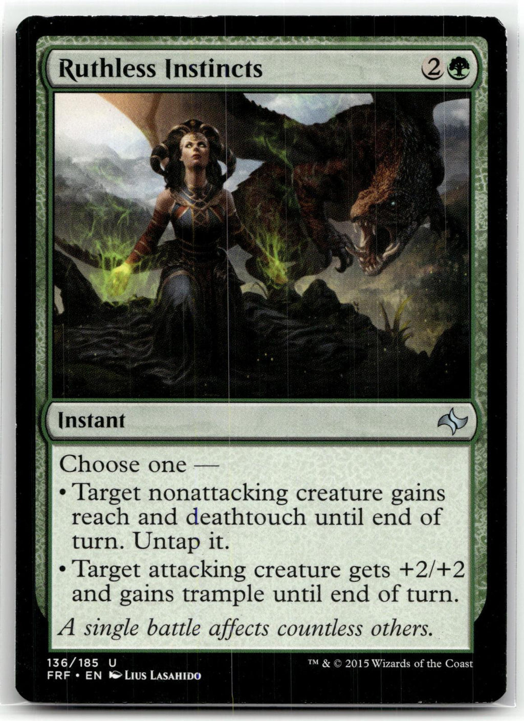 Ruthless Instincts 136 Uncommon Fate Reforged Magic: The Gathering Near Mint