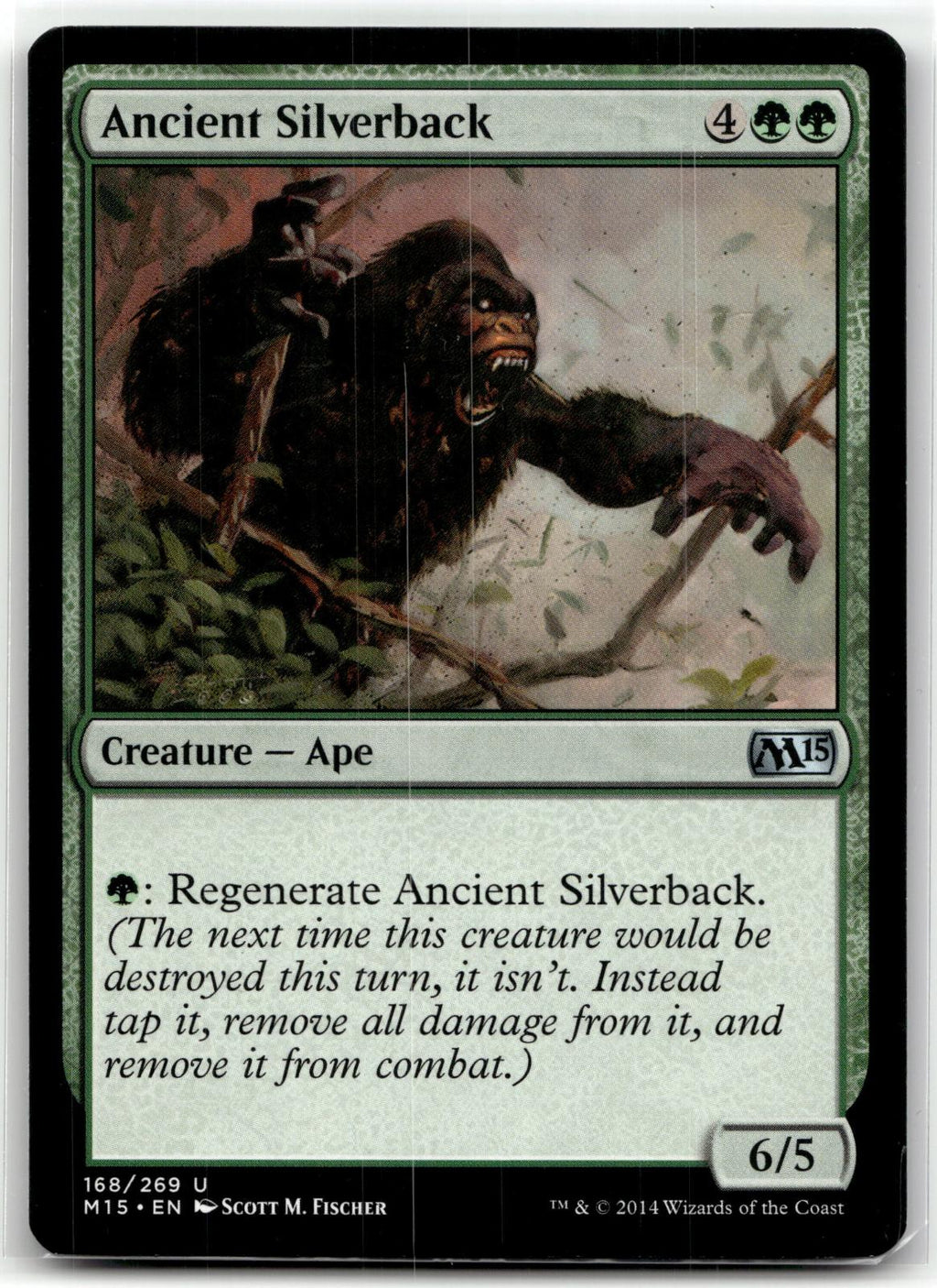 Ancient Silverback 168 Uncommon Magic 2015 (M15) Magic: The Gathering Near Mint