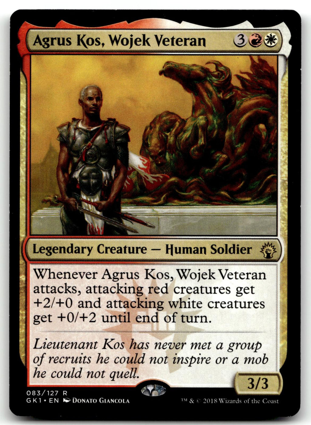 Agrus Kos, Wojek Veteran 83 Guilds of Ravnica: Guild Kits Magic: 