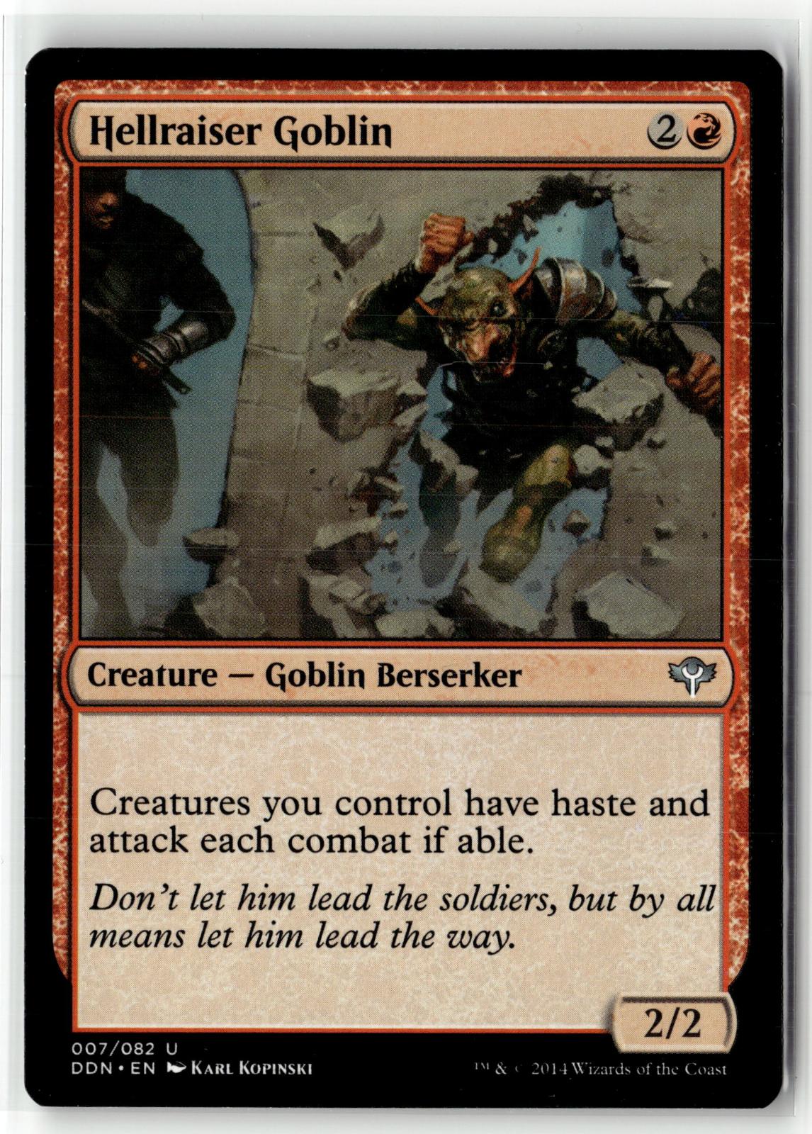 Hellraiser Goblin 7 Duel Decks: Speed vs. Cunning Magic: The Gathering NM