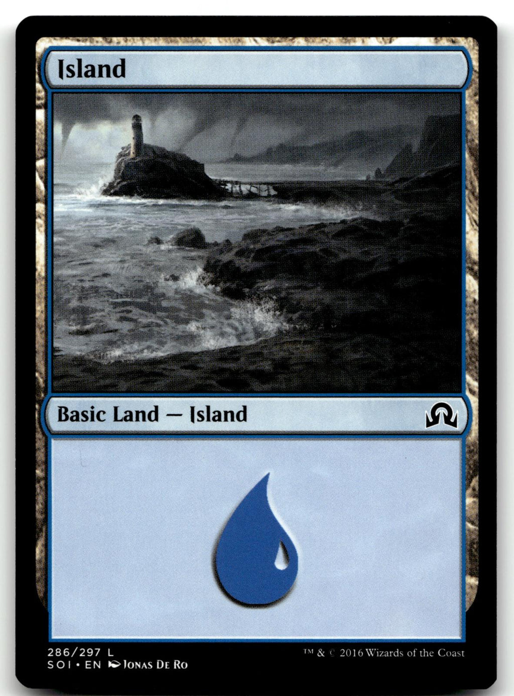 Island (286) 286 Land Shadows over Innistrad Magic: The Gathering Near Mint
